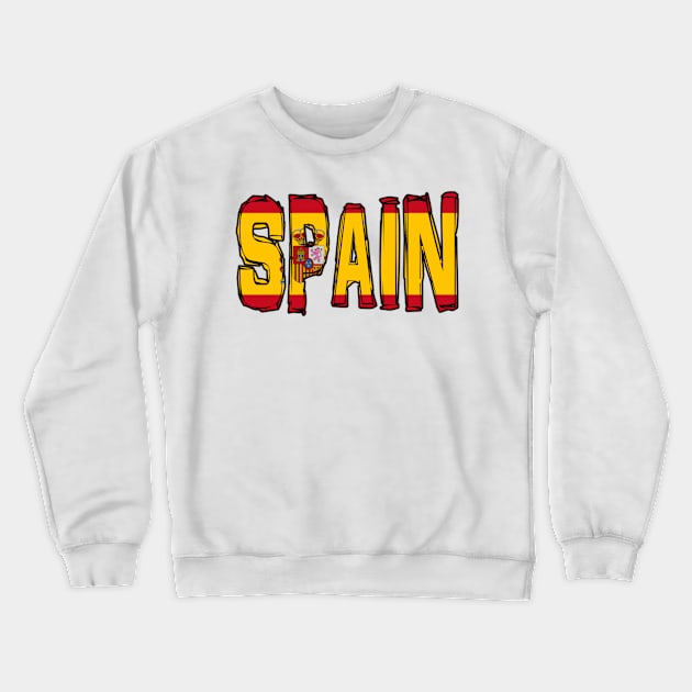 Spain Crewneck Sweatshirt by Design5_by_Lyndsey